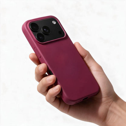 Fodral för Apple iPhone 18 Pro Max / 17 Pro Max, OEM, silikon, vinrött