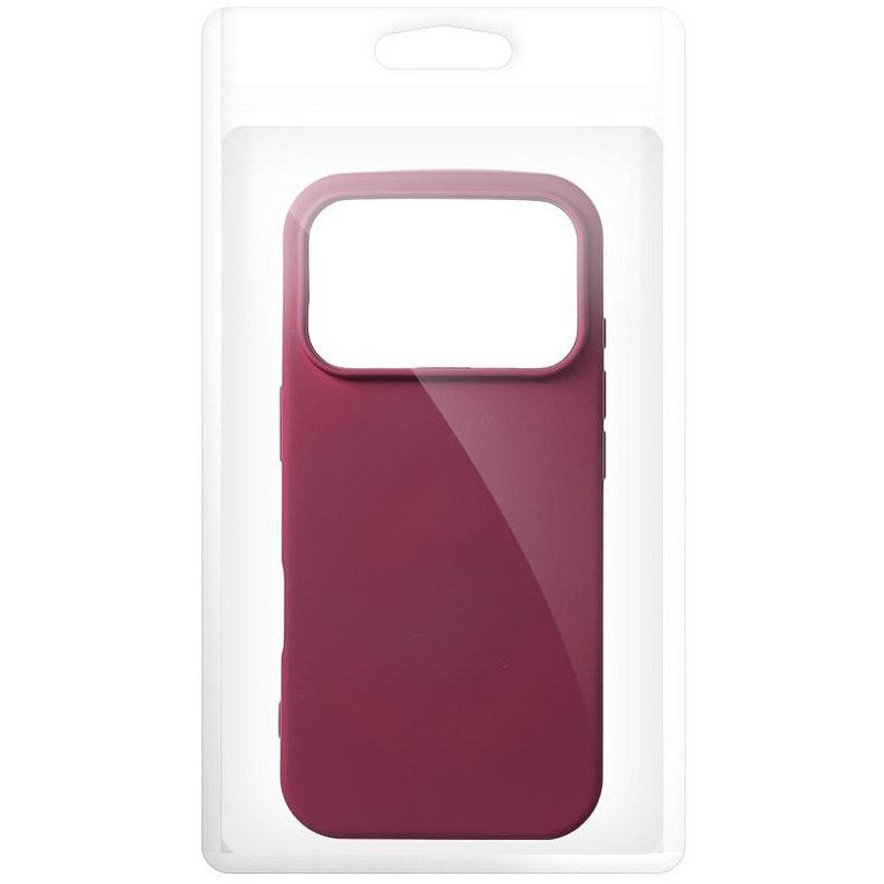 Fodral för Apple iPhone 18 Pro Max / 17 Pro Max, OEM, silikon, vinrött