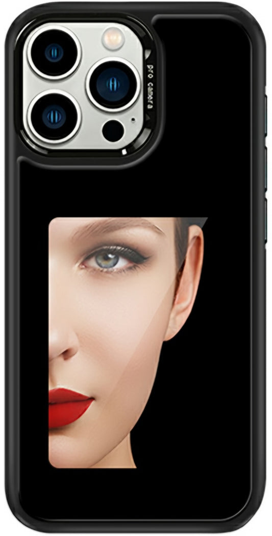 Fodral för Apple iPhone 15 Pro, OEM, Anpassad E-Ink-skärm (4 tum), Svart