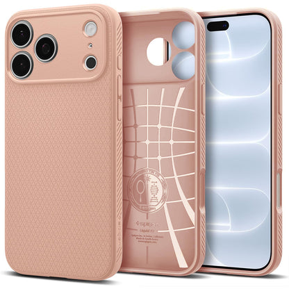 Fodral för Apple iPhone 18 Pro Max / 17 Pro Max, Spigen, Liquid Air, Rosa ACS12115