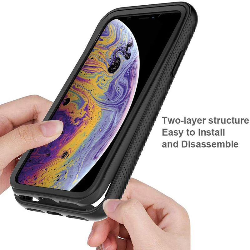 Fodral för Apple iPhone SE (2016) / 5 / 5s, Techsuit, Defense360 Pro, Svart