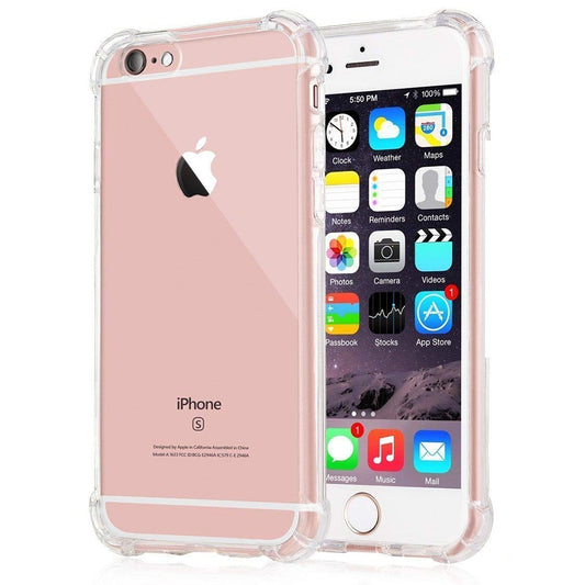 Fodral för Apple iPhone SE (2016) / 5 / 5s, Techsuit, Stötsäker Klar, Transparent