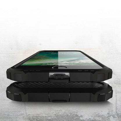 Fodral för Apple iPhone SE (2022) / SE (2020) / 8 / 7, Techsuit, Hybrid Armor, Svart
