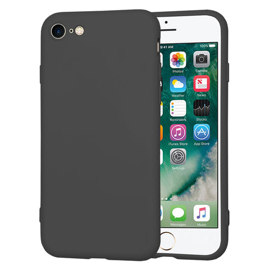 Fodral för Apple iPhone SE (2022) / SE (2020) / 8 / 7, Techsuit, SoftFlex, Svart