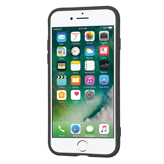 Fodral för Apple iPhone SE (2022) / SE (2020) / 8 / 7, Techsuit, SoftFlex, Svart