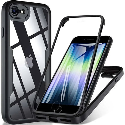Fodral för Apple iPhone SE (2022) / SE (2020) / 8 / 7, Techsuit, ColorVerse 360, Svart