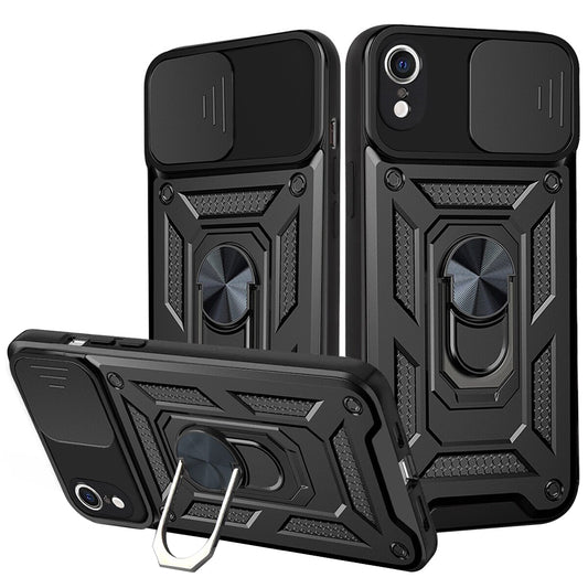 Fodral för Apple iPhone XR, Techsuit, CamShield, Svart