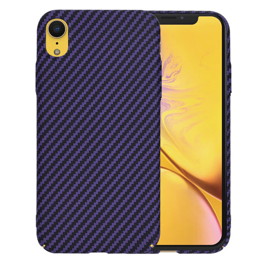 Fodral för Apple iPhone XR, Techsuit, Carbonite FiberShell, Lila