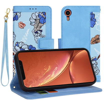 Fodral för Apple iPhone XR, Techsuit, FlipCraft, Blå