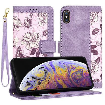 Case for Apple iPhone XS Max, Techsuit, FlipCraft, Purple