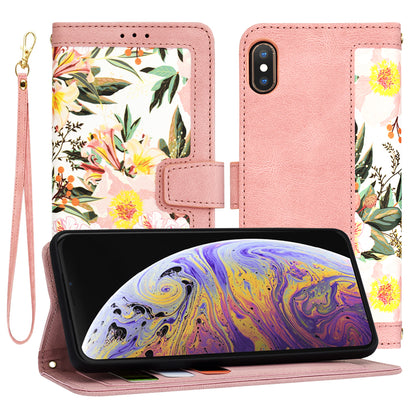 Fodral för Apple iPhone XS Max, Techsuit, FlipCraft, Rosa