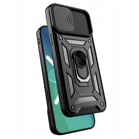 Fodral för Apple iPhone XS / X, Techsuit, CamShield, Svart