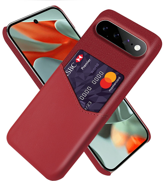 Fodral för Google Pixel 11 Pro XL, OEM, Kortfack, Röd
