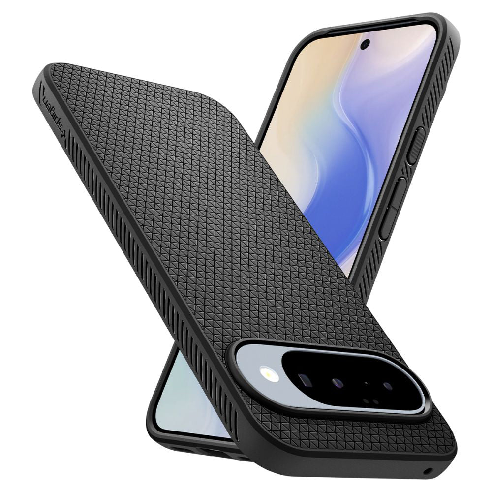 Skyddsfodral för Google Pixel 10 Pro / 10, Spigen, Liquid Air, Mattsvart