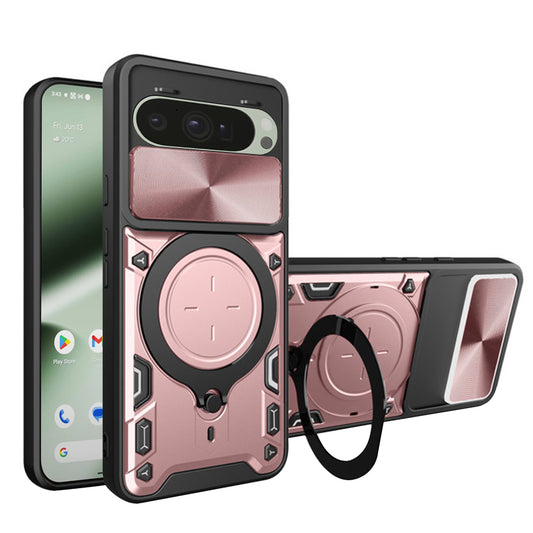 Fodral för Google Pixel 10 Pro / 10, Techsuit, CamGuard Pro, Roséguld