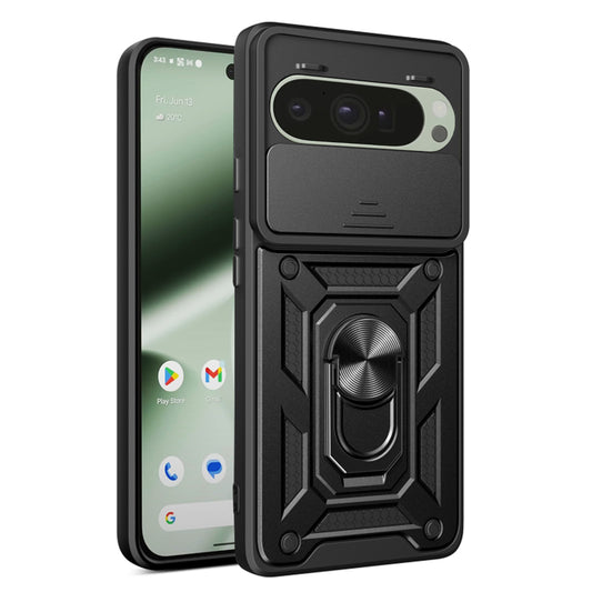 Fodral för Google Pixel 10 Pro / 10, Techsuit, CamShield, Svart