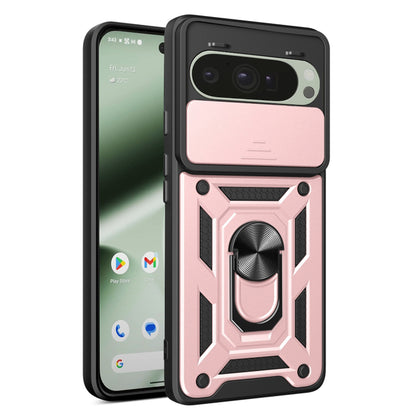 Fodral för Google Pixel 10 Pro / 10, Techsuit, CamShield, Rosa