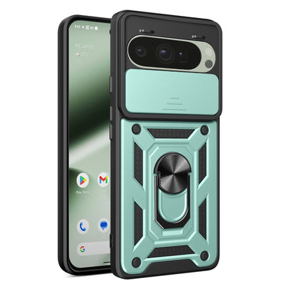 Fodral för Google Pixel 10 Pro / 10, Techsuit, CamShield, Grön