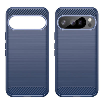 Fodral för Google Pixel 10 Pro / 10, Techsuit, Kolfiber, Blå