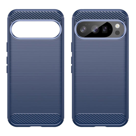 Fodral för Google Pixel 10 Pro / 10, Techsuit, Kolfiber, Blå