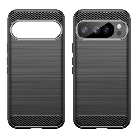 Mobilskal för Google Pixel 10 Pro / 10, Techsuit, Kolfiber, Svart