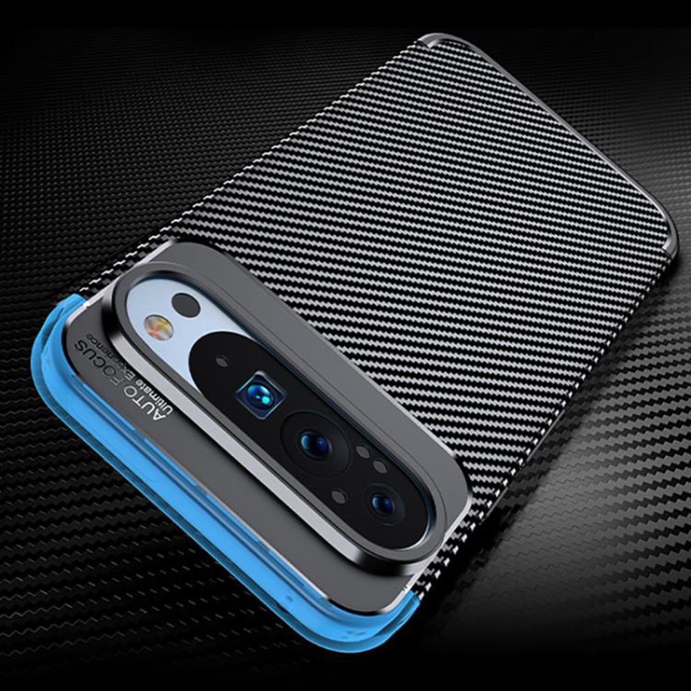 Fodral för Google Pixel 10 Pro / 10, Techsuit, CarbonFiber, Svart