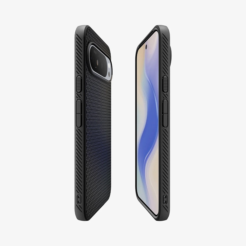 Fodral för Google Pixel 10 Pro XL, Spigen, Liquid Air, Mattsvart ACS09737