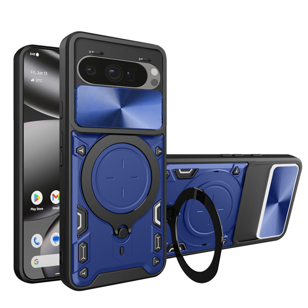 Fodral för Google Pixel 10 Pro XL, Techsuit, CamGuard Pro, Blå