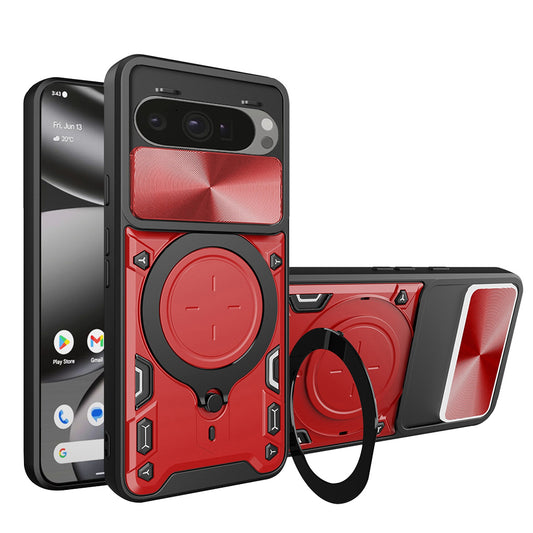 Fodral för Google Pixel 10 Pro XL, Techsuit, CamGuard Pro, Röd