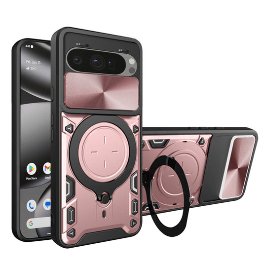 Fodral för Google Pixel 10 Pro XL, Techsuit, CamGuard Pro, Roséguld
