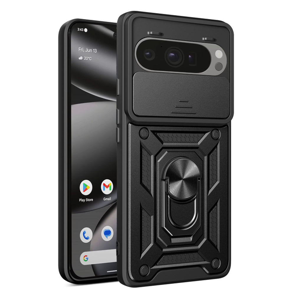 Fodral för Google Pixel 10 Pro XL, Techsuit, CamShield, Svart