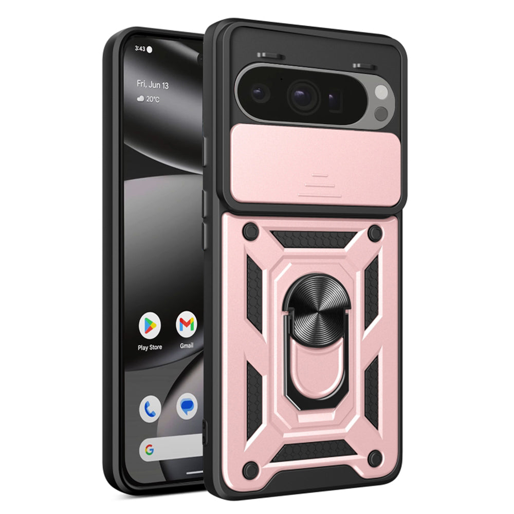Fodral för Google Pixel 10 Pro XL, Techsuit, CamShield, Rosa