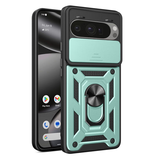 Fodral för Google Pixel 10 Pro XL, Techsuit, CamShield, Grön