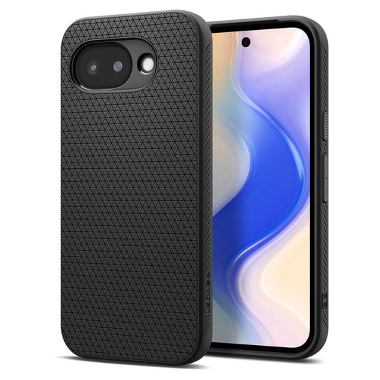 Skyddsfodral för Google Pixel 10a, Spigen, Liquid Air, Mattsvart ACS11285