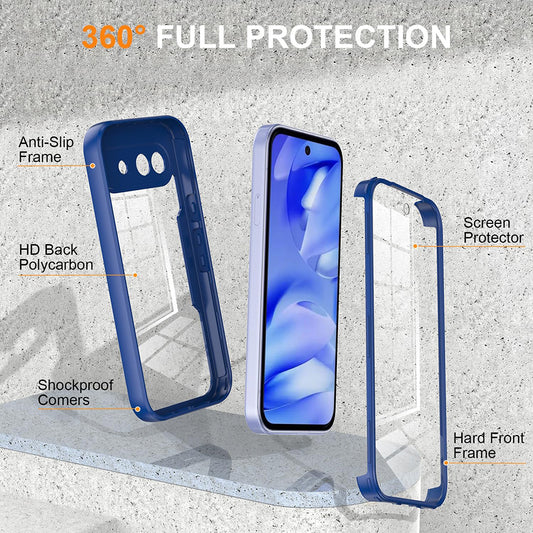 Skyddsfodral för Google Pixel 10a, Techsuit, ColorVerse 360, Blå