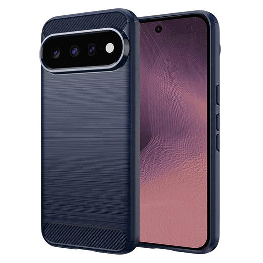 Fodral för Google Pixel 11 Pro / 11, Techsuit, Kolfiber, Blå