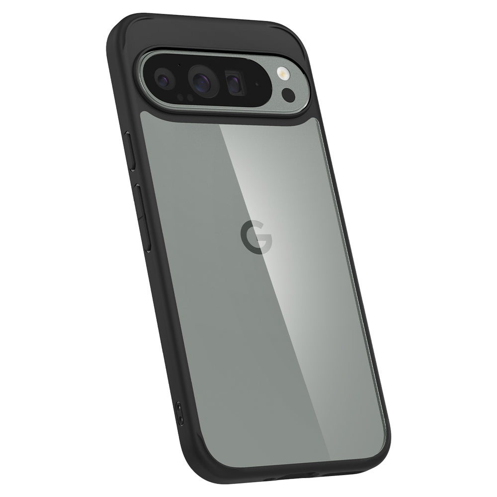 Skyddsfodral för Google Pixel 9 Pro XL, Spigen, Ultra Hybrid, Mattsvart ACS07724