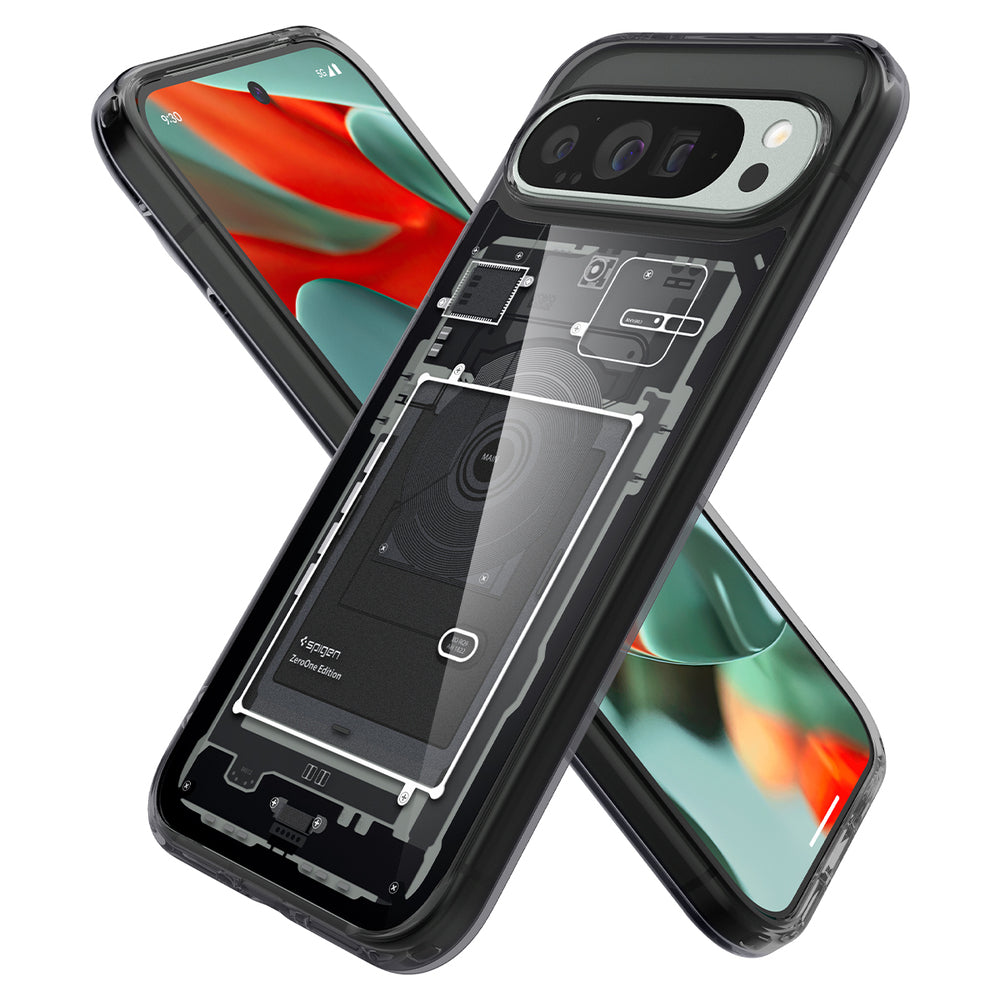 Fodral för Google Pixel 9 Pro XL, Spigen, Ultra Hybrid Zero One, Svart ACS07722