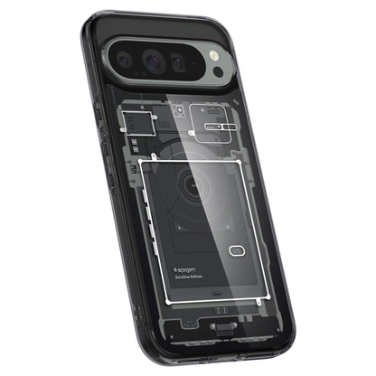 Fodral för Google Pixel 9 Pro XL, Spigen, Ultra Hybrid Zero One, Svart ACS07722
