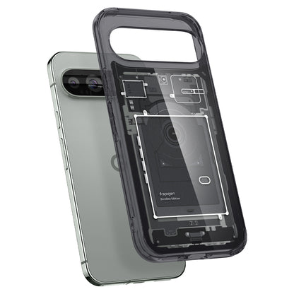 Fodral för Google Pixel 9 Pro XL, Spigen, Ultra Hybrid Zero One, Svart ACS07722
