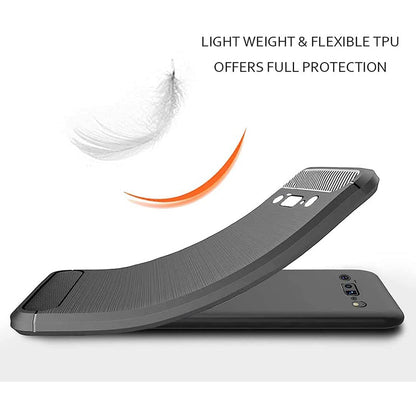 Fodral för Google Pixel 6 Pro, Techsuit, Kolfiber, Svart