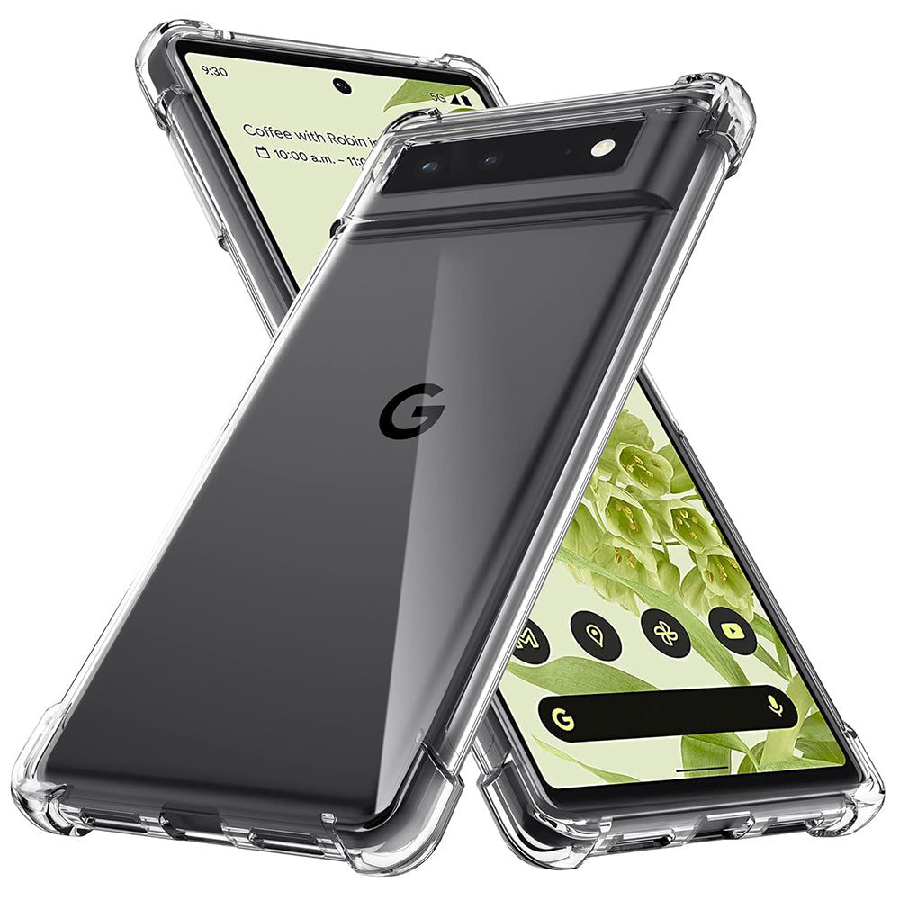 Fodral för Google Pixel 6 Pro, Techsuit, Stötsäker Klar, Transparent