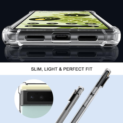 Fodral för Google Pixel 6 Pro, Techsuit, Stötsäker Klar, Transparent