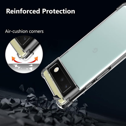 Fodral för Google Pixel 6 Pro, Techsuit, Stötsäker Klar, Transparent