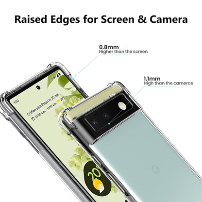 Fodral för Google Pixel 6 Pro, Techsuit, Stötsäker Klar, Transparent