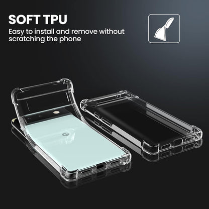 Fodral för Google Pixel 6 Pro, Techsuit, Stötsäker Klar, Transparent