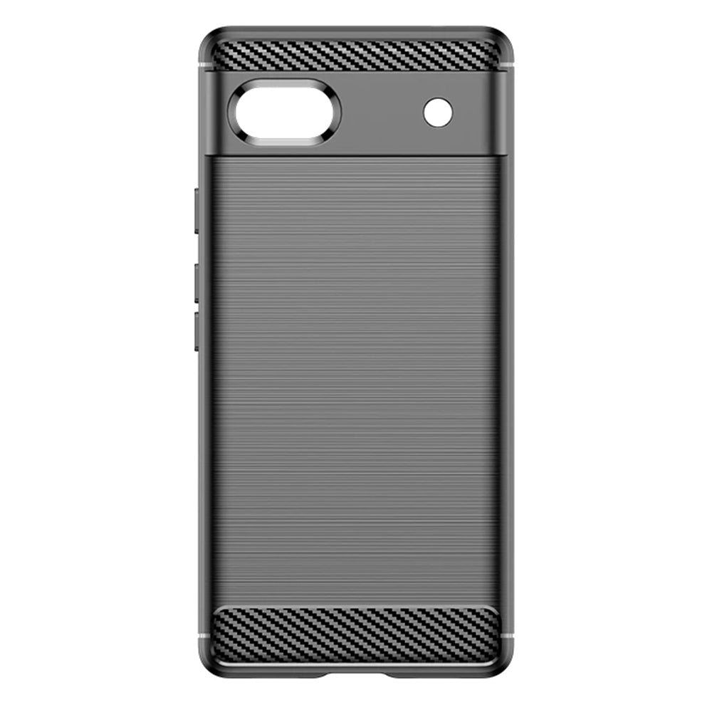 Fodral för Google Pixel 6a, Techsuit, Kolfiber, Svart