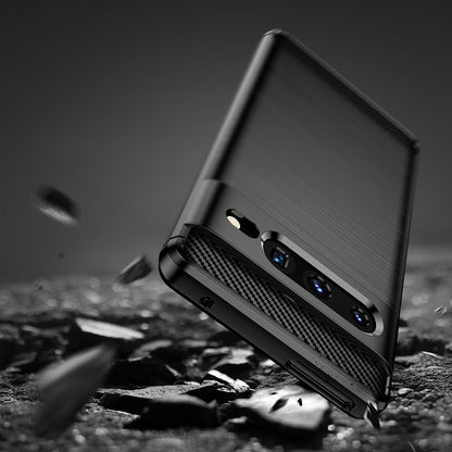 Fodral för Google Pixel 7 Pro, Techsuit, Kolfiber, Svart