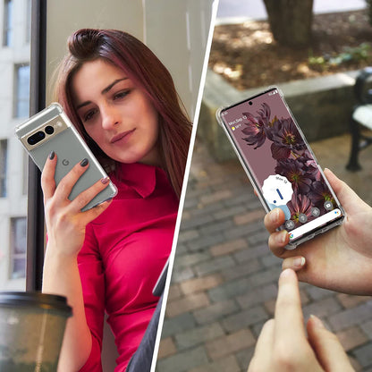 Fodral för Google Pixel 7 Pro, Techsuit, Stötsäker Klar, Transparent