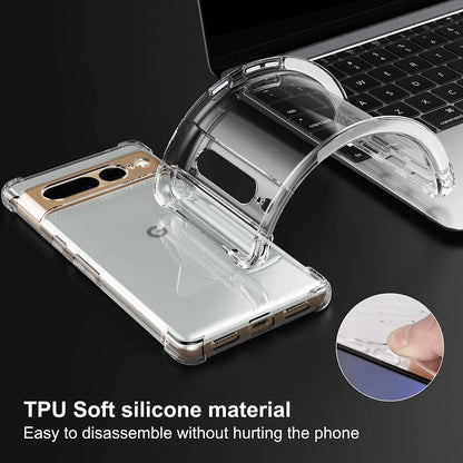 Fodral för Google Pixel 7 Pro, Techsuit, Stötsäker Klar, Transparent